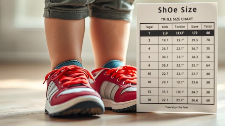 child s shoe size guide