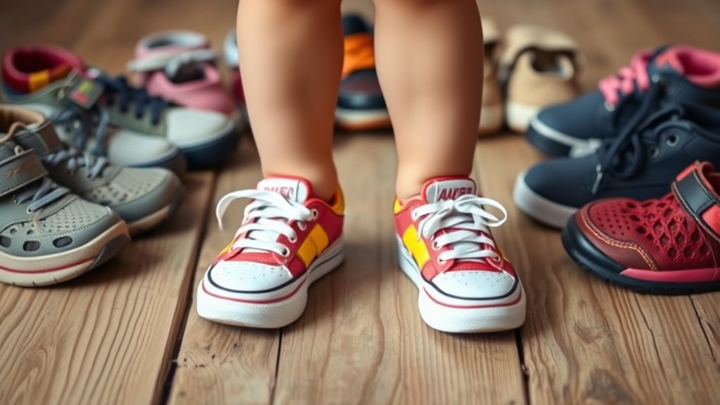 children s shoe size growth