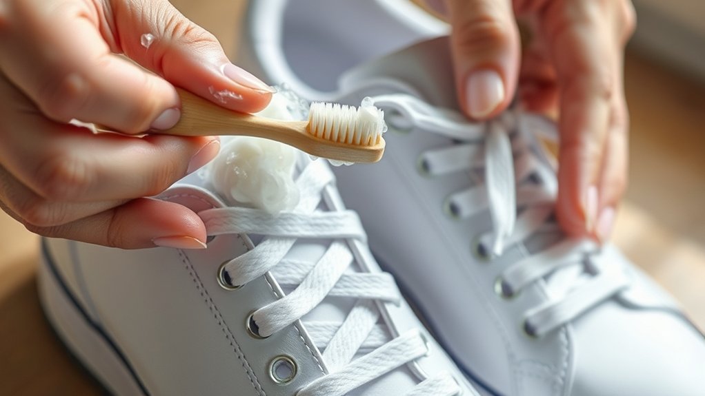 clean laces without removal