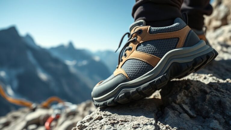 climbing hiking rugged footwear