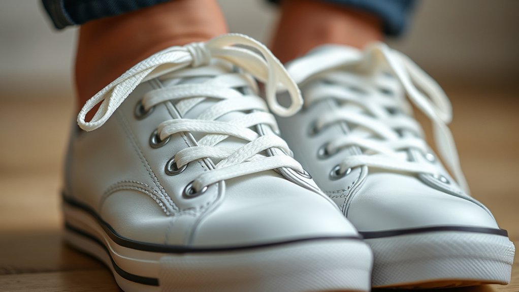 crisscross lacing for stability