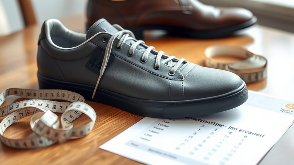 european size 44 conversions