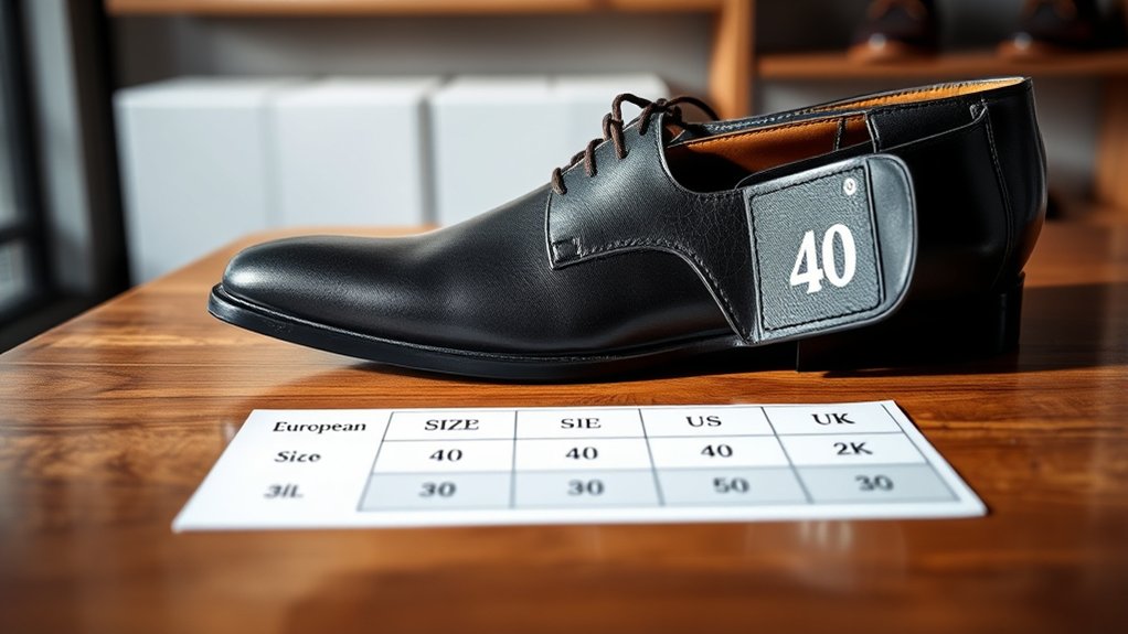 european us uk shoe sizes