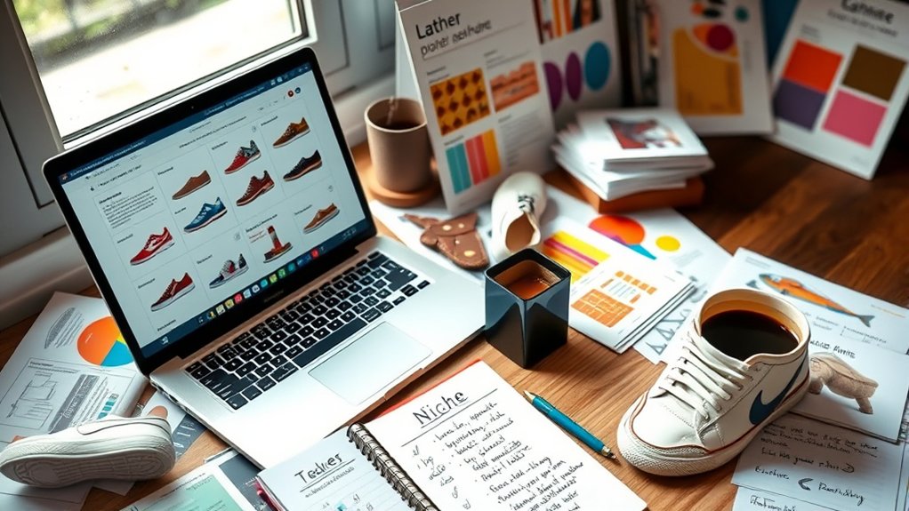 market research for niche shoes
