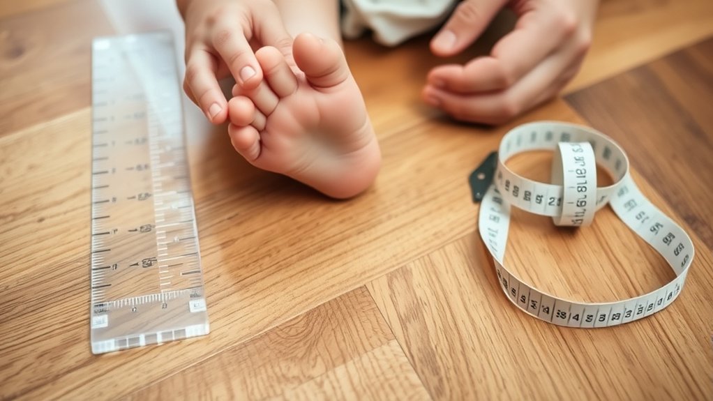 measure feet accurately at home
