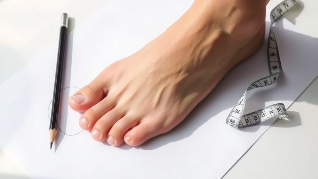 measure foot for perfect fit