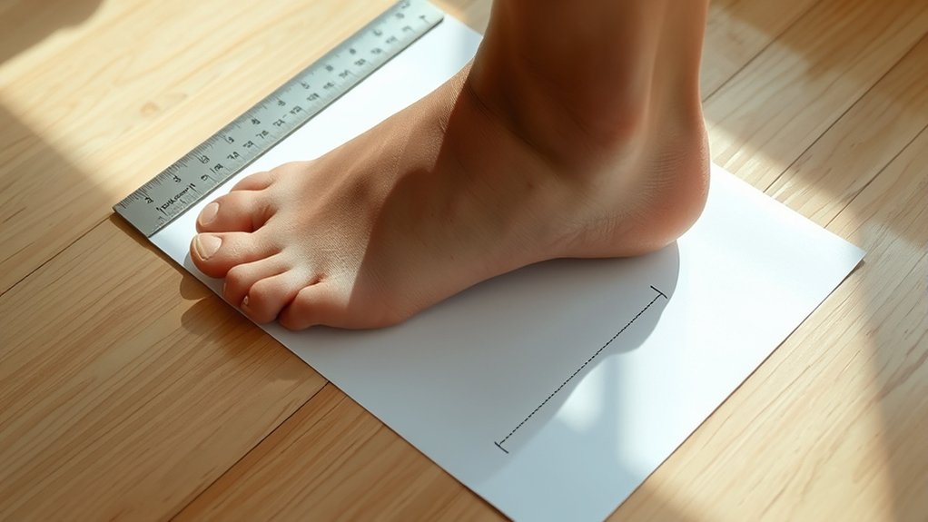 measure foot length accurately