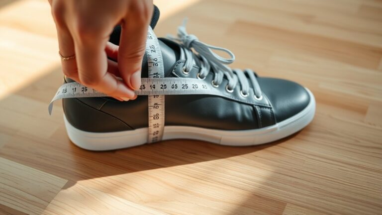 measuring shoe width accurately