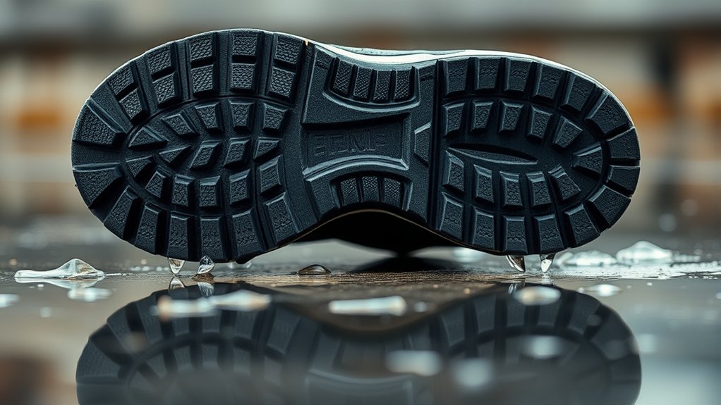 non slip shoe features