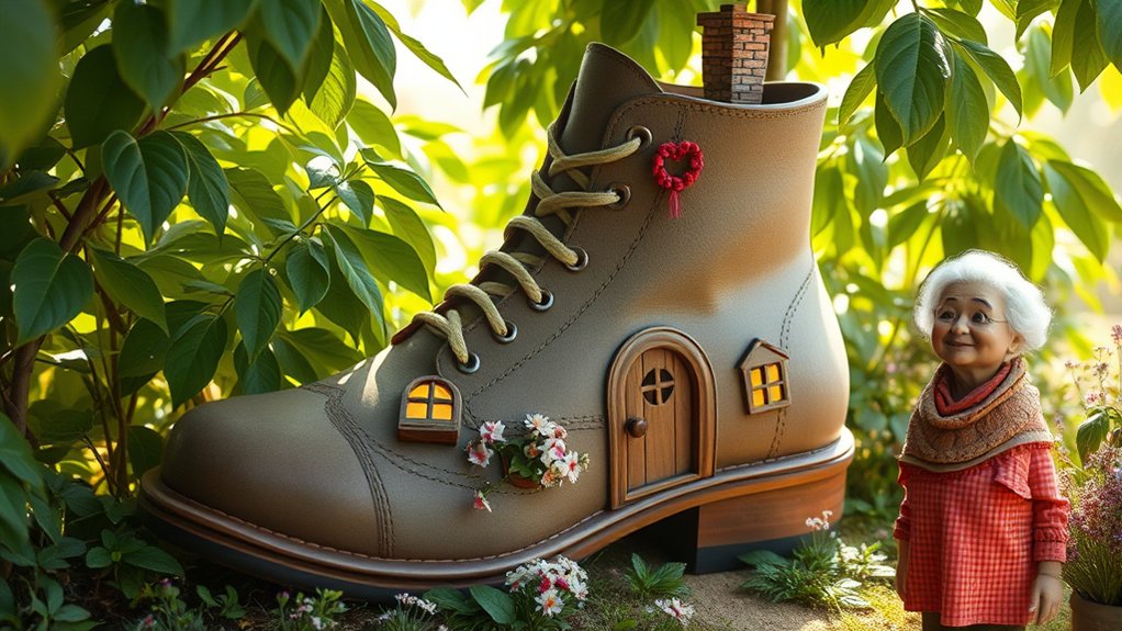 old woman shoe home