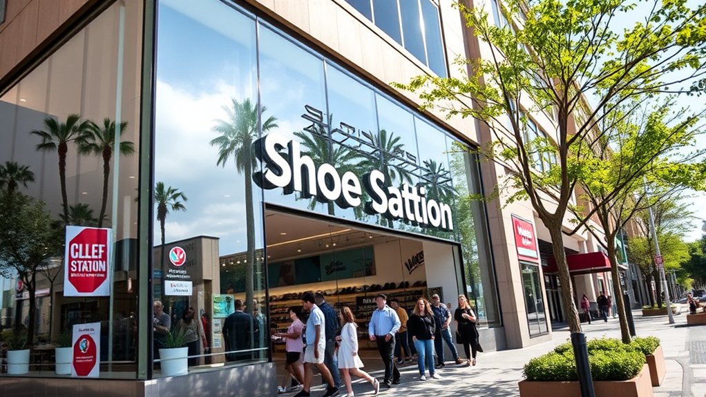 physical shoe station stores