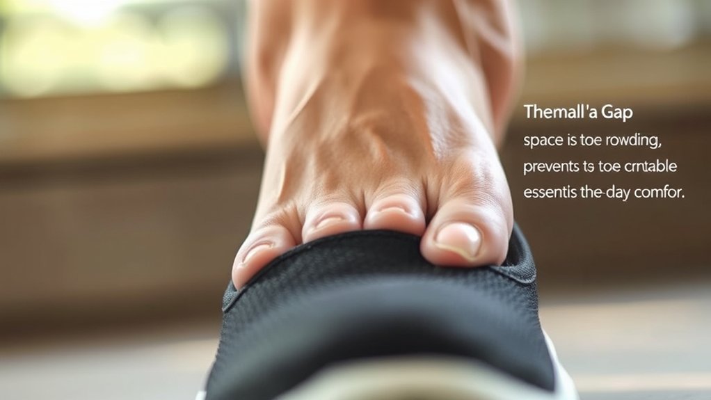proper toe box space