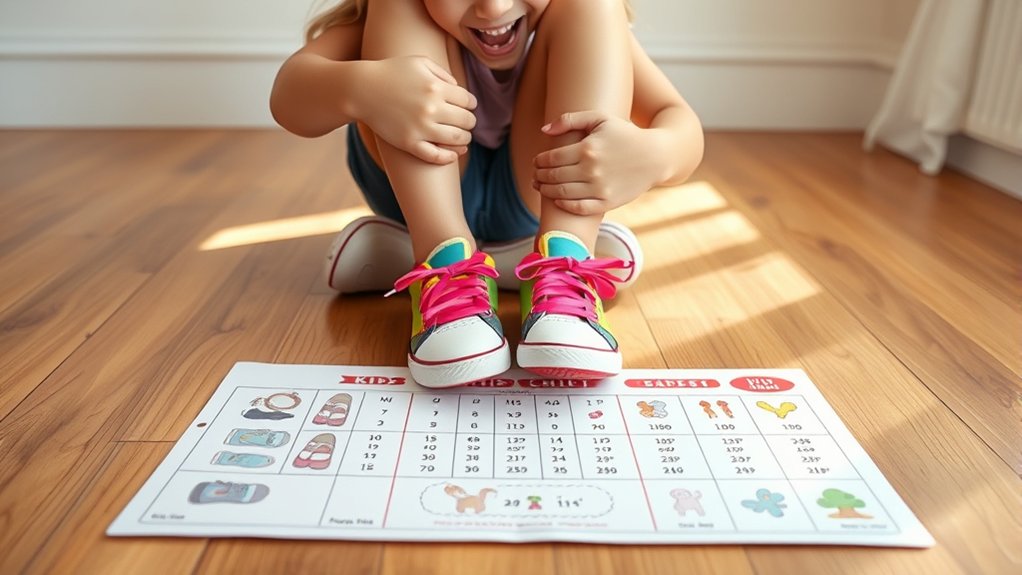 properly fitting growing shoes