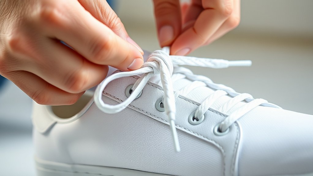 quick secure shoelace knot