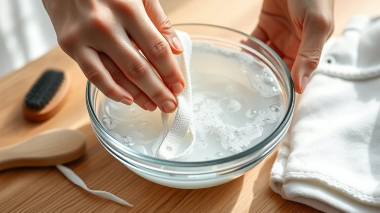 quick shoe lace cleaning
