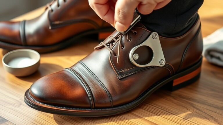 safe shoe stretching techniques