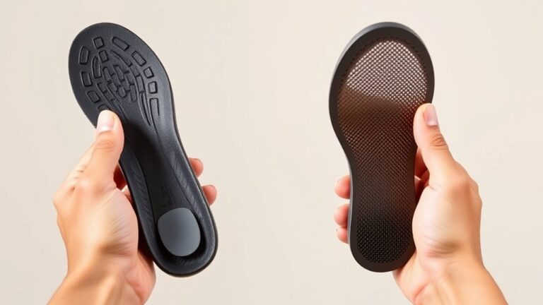 selecting comfortable support insoles