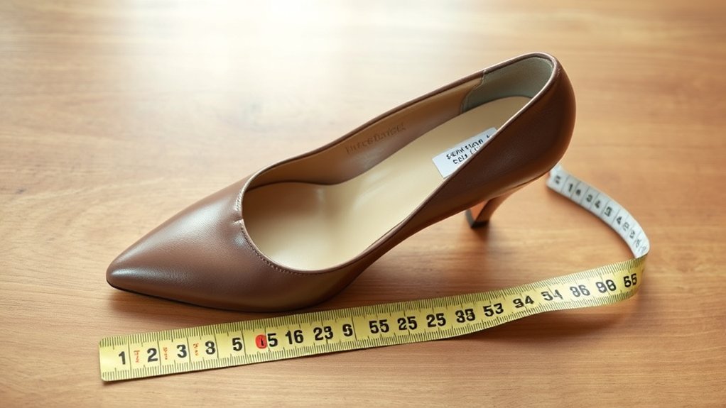 shoe size and fit