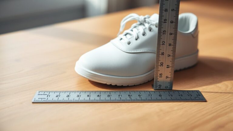shoe size length chart