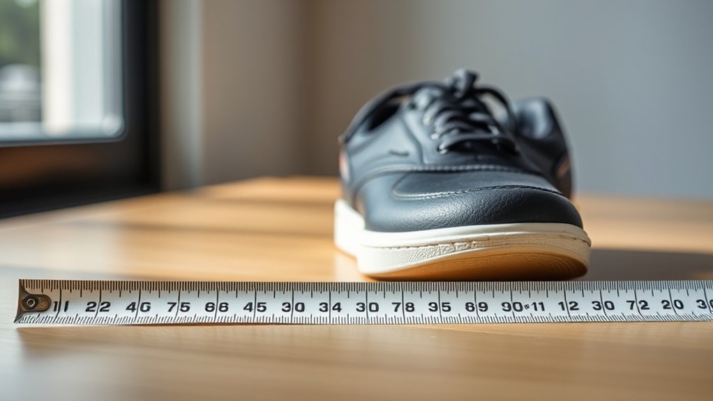 shoe size length conversion