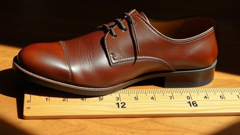 shoe size length conversion