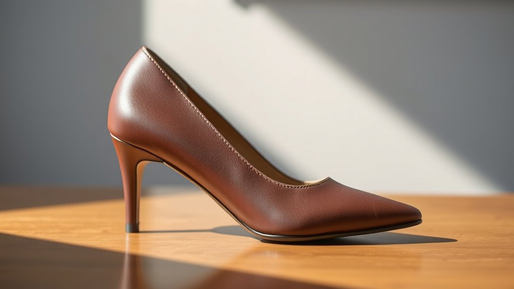 sleek elegant supportive footwear