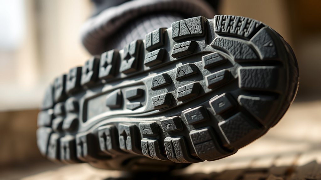 sole supports ground contact