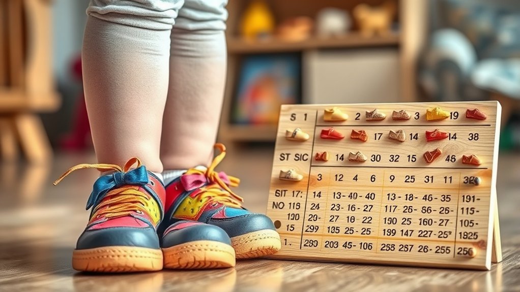 toddler shoe size guide