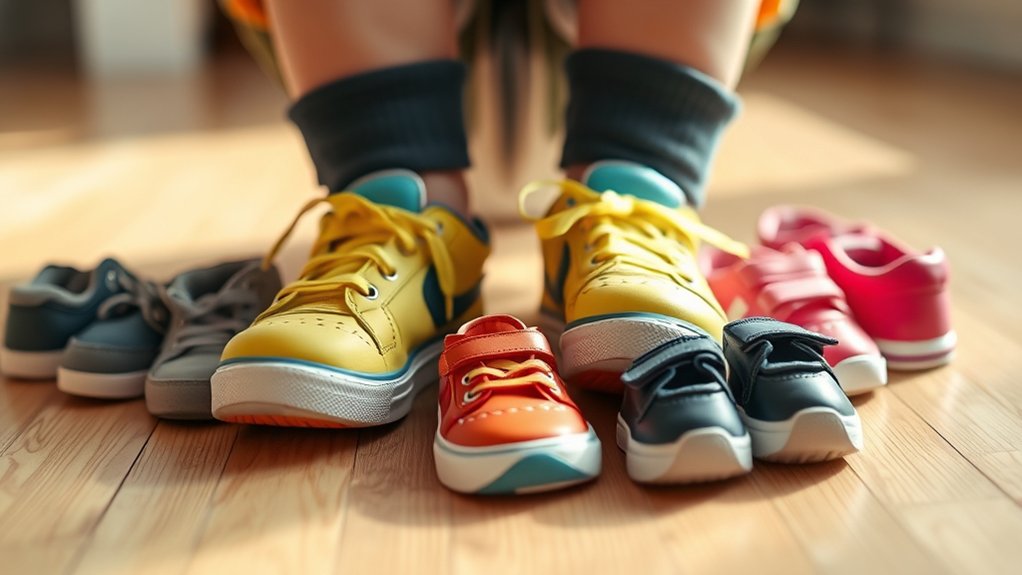 toddler shoe size ranges