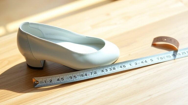 women s shoe size measurements